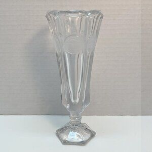 Fostoria Coin Glass Vase Vintage / Collection Coin Glass Canada 1867-1967